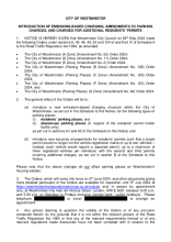 Emission Based Charging - Notice of Making and Statement of Reasons (resident permits)